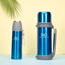 Hight quality Special Design Widely Used 304 stainless steel Vacuum Insulated 1.0L travel kettle + 500ml vacuum flask gift set